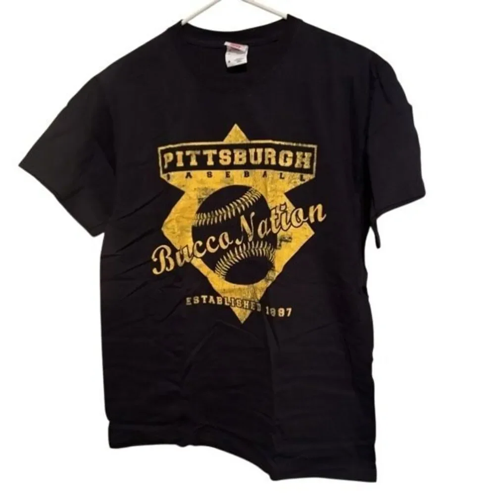 Pittsburgh Pirates Baseball Bucco Nation Men’s Size Medium T-Shirts